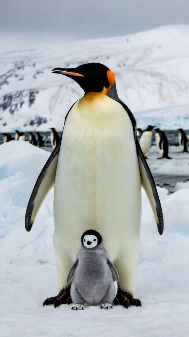 Лучший отец птичьего царства. Императорский пингвин