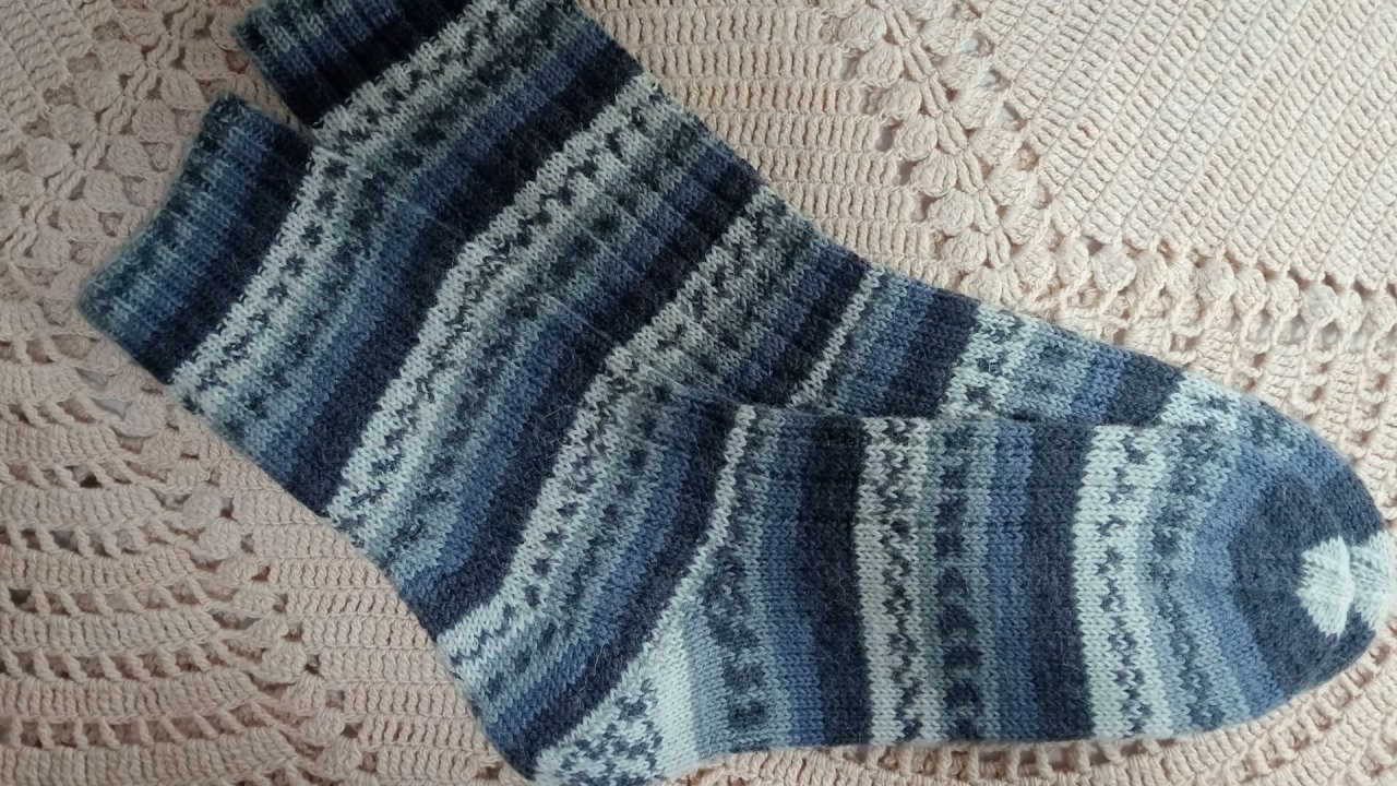 СП "Носочная коробочка-5 с Еленой Велиной". Отчёт за декабрь.