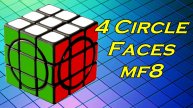 4 circle faces mf8, Crazy 3x3 plus cube, How to solve, tutorial, крейзи куб 3х3х3 сборка