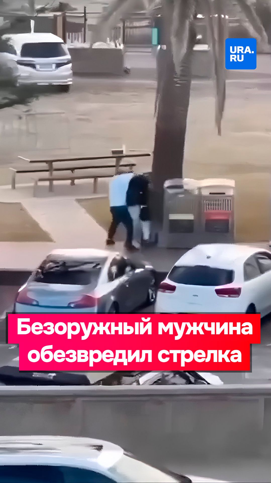 Прохожий голыми руками обезвредил террориста