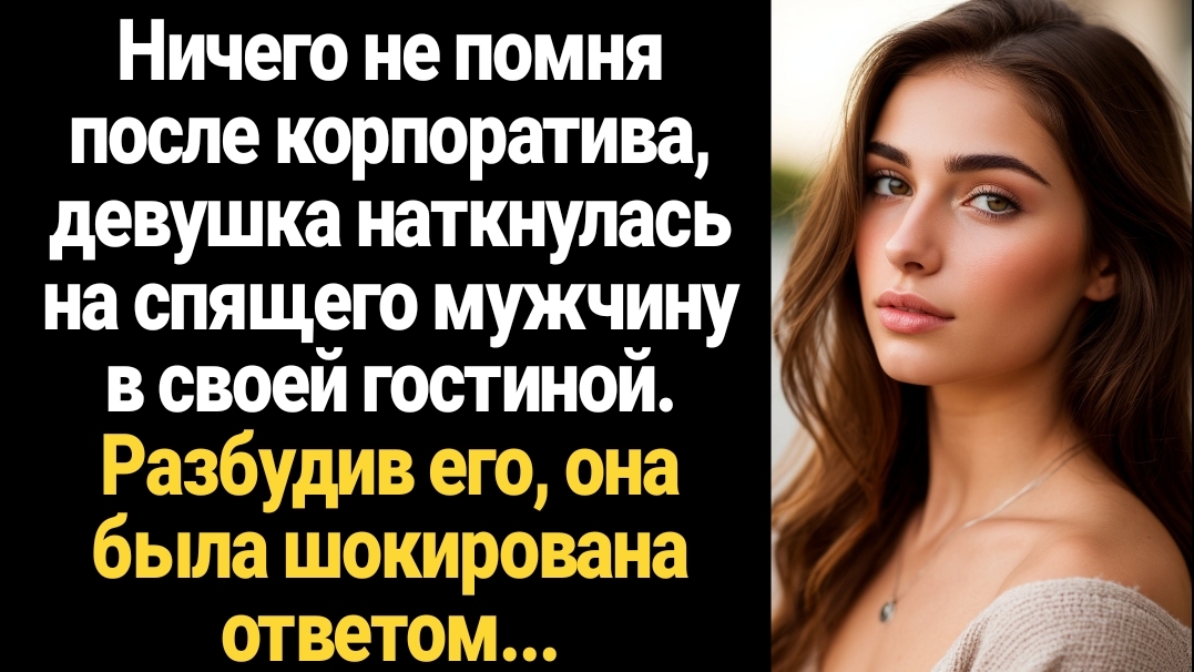 ИСТОРИИ ИЗ ЖИЗНИ/Леди-босс, ничего не помня после корпоратива, наткнулась на спящего мужчину в своей