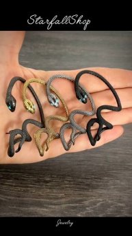 Каффа на ухо "Всевидящий змей" от StarfallShop