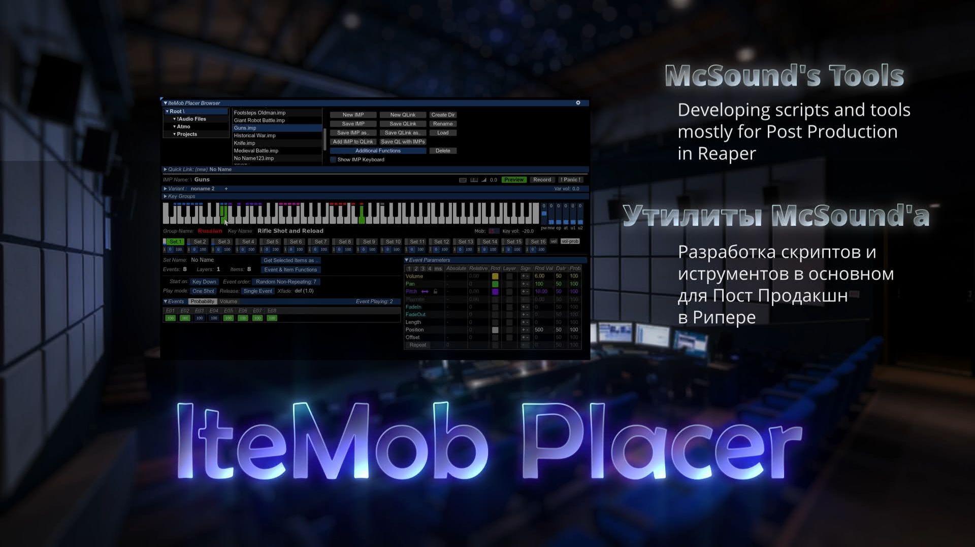 McSound Tools - IteMob Placer