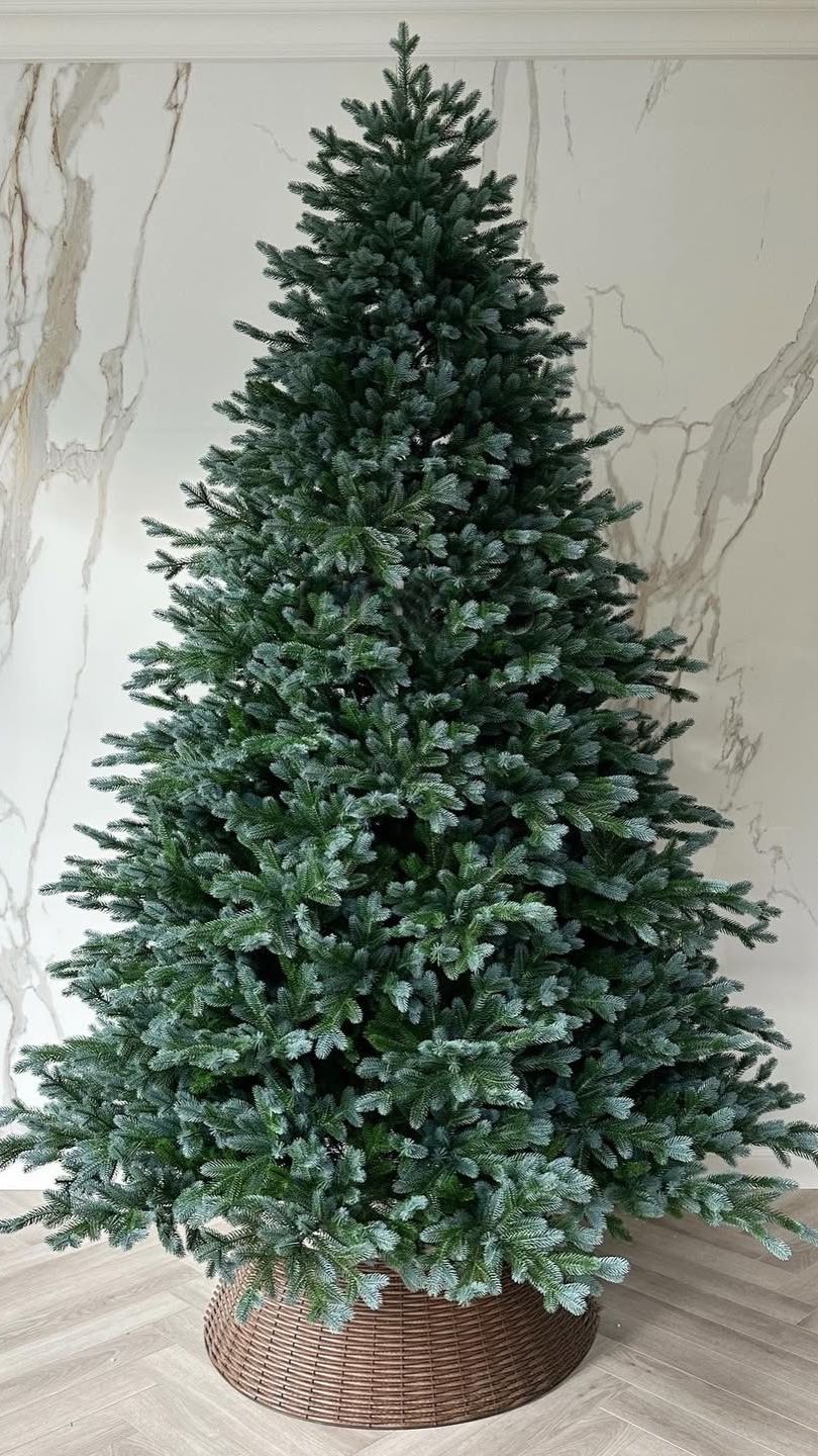 Искусственная ель "Айрин" хвоя зеленая с голубым