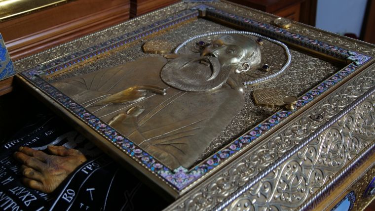 Молебен прп. Александру Свирскому. Свято-Троицкий Александра Свирского монастырь.