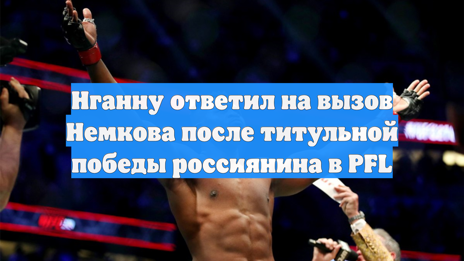 Нганну ответил на вызов Немкова после титульной победы россиянина в PFL
