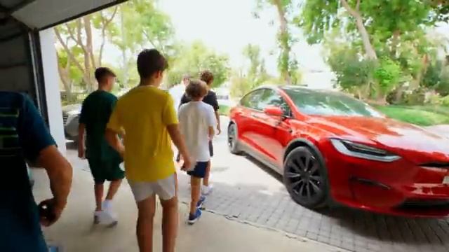 Giant Cardboard Car Racing Challenge Kids Vs Dad In A Funny Race