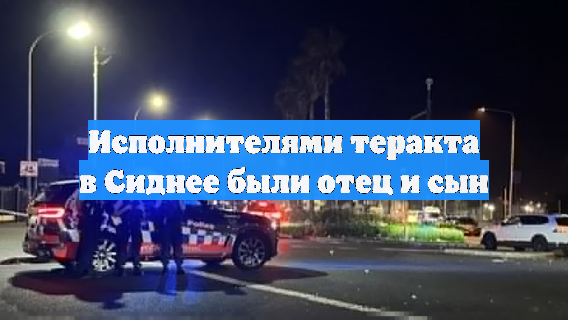 Исполнителями теракта в Сиднее были отец и сын