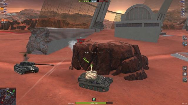 Tanks Blitz АМХ 1357 развязка в конце боя ))))