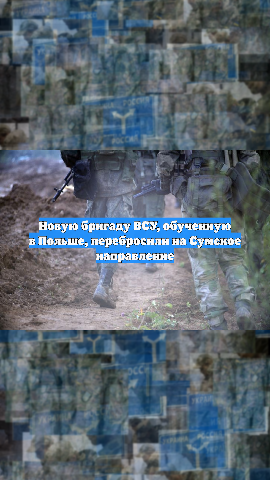 Новую бригаду ВСУ, обученную в Польше, перебросили на Сумское направление