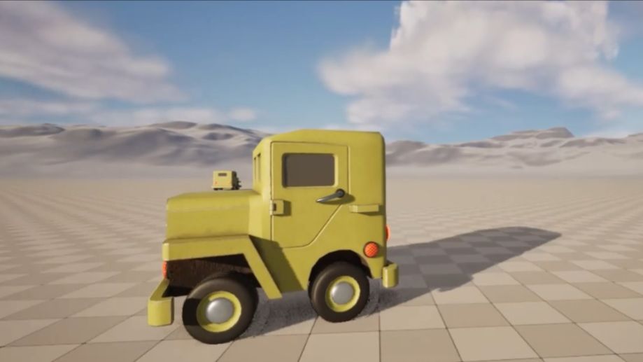 Машинка ( плагин ChaosVehiclesPlugin ) UnrealEngine 5