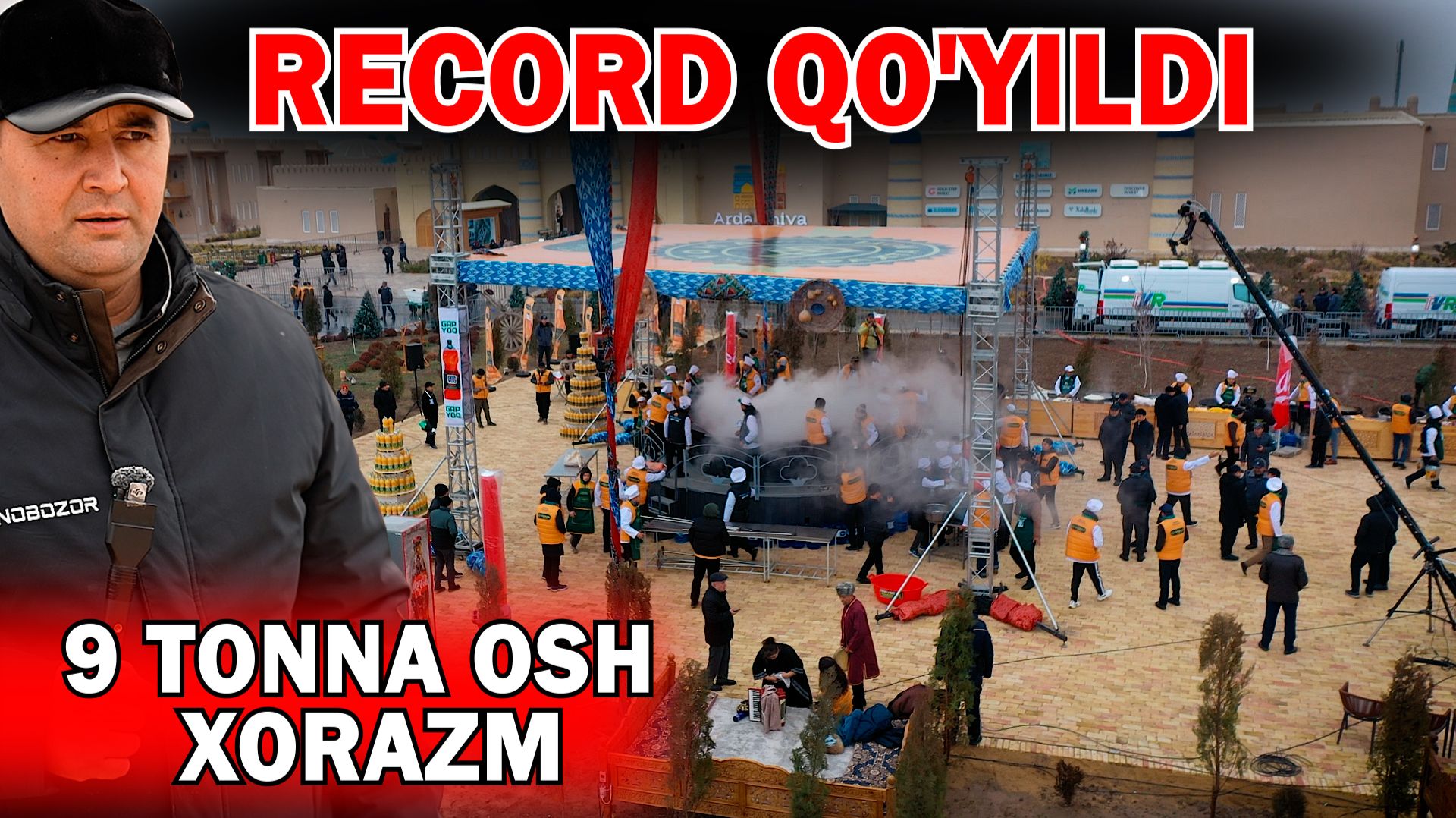 RECORD QO'YILDI. 9 TONNA OSH XORAZMDA