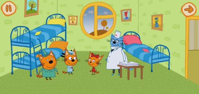 Три Кота Мультфильм Прививка для котяток