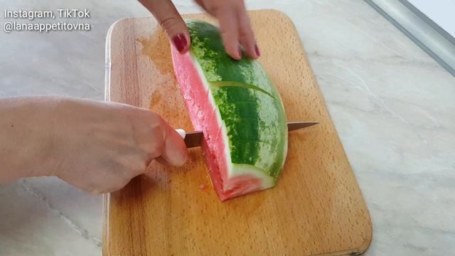 3 CПОСОБА Как Нарезать АРБУЗ просто и красиво. Полезный ДЕТОКС