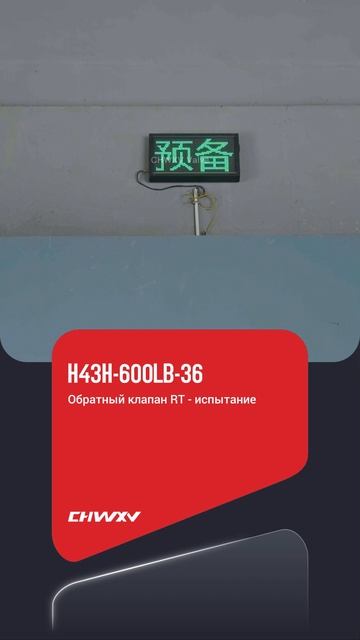 H43H-600LB-36 Обратный клапан RT - испытание-CHWXV #Китай #Клапан #Промышленность