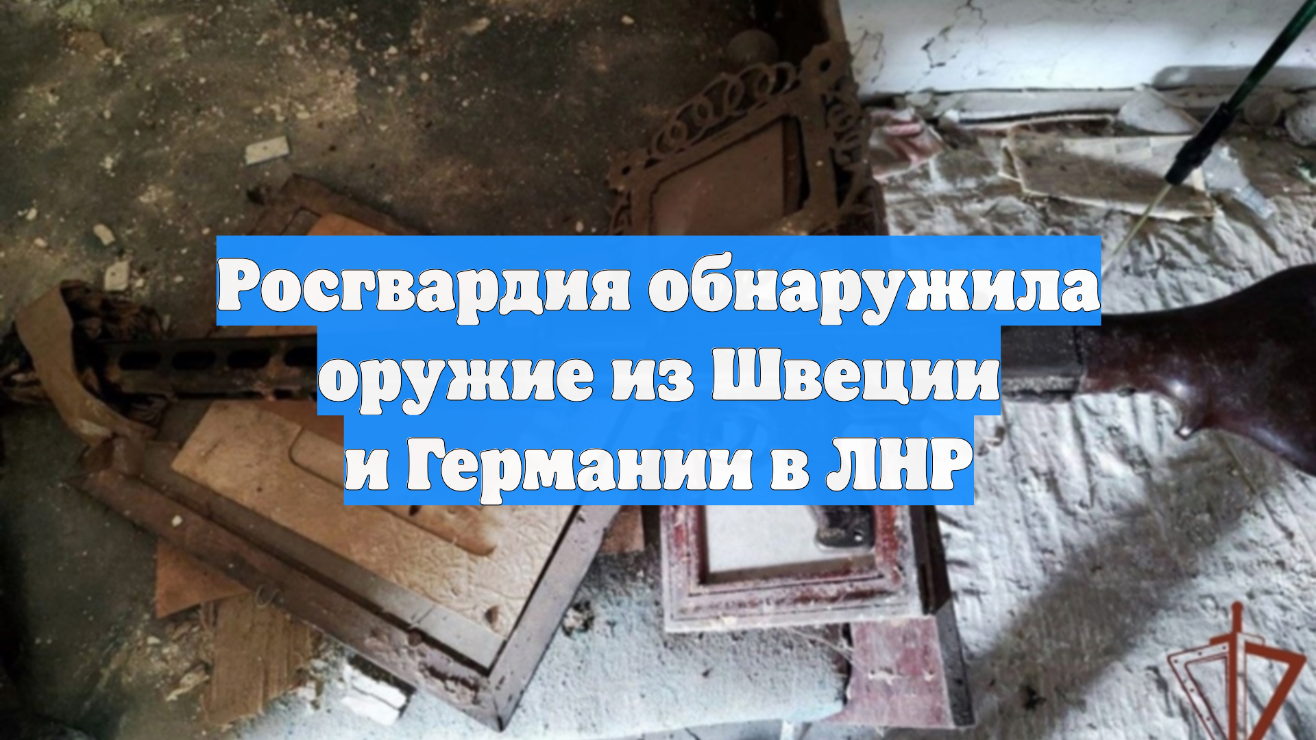 Росгвардия обнаружила оружие из Швеции и Германии в ЛНР