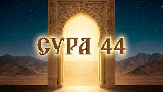 Сура 44 Ад-Духан  Для сжигания джиннов