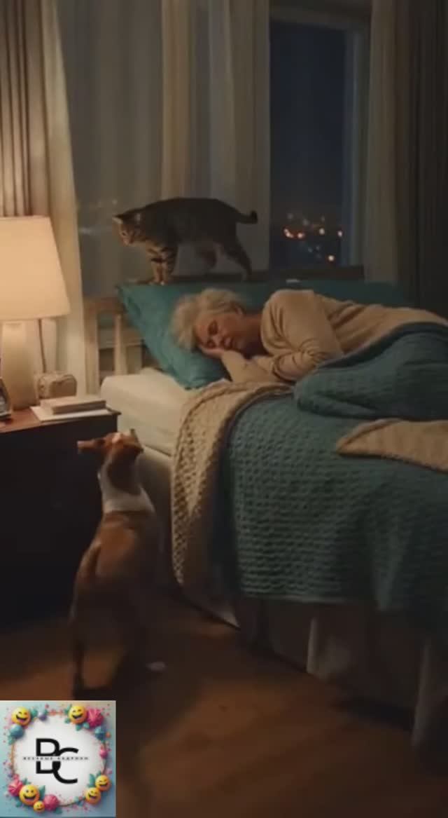 Ночная запись с комнатной камеры.shortsкотсобака