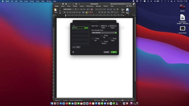Cara Menambah Kertas F4 di Macbook