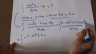 Integral of sin^3(x)/cos(x) - Integral example