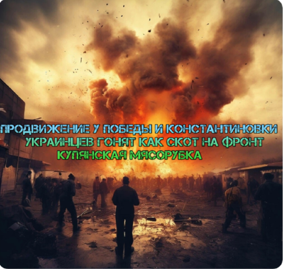 Украинский фронт-Украинцев гонят как скот на фронт продвижение  Победы Константиновки   6 ИЮНЯ