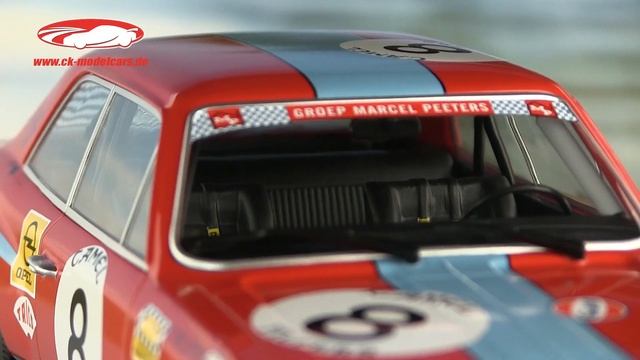 ck-modelcars-video: Opel Commodore A Steinmetz #8 24h Spa 1972 Tuerlinx, Pilette Minichamps