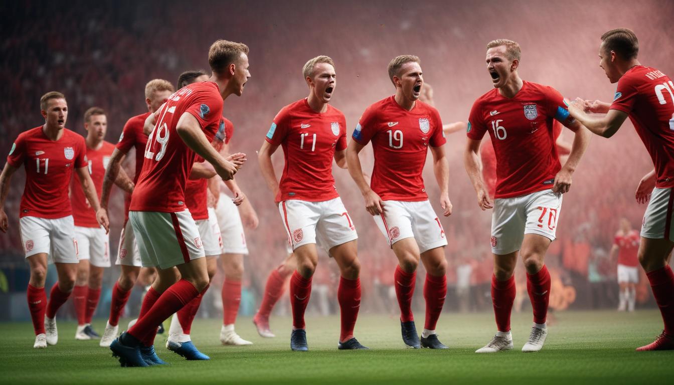 Дания - Англия, Футбол, Чемпионат Европы, Группа C, 20 июня, четверг