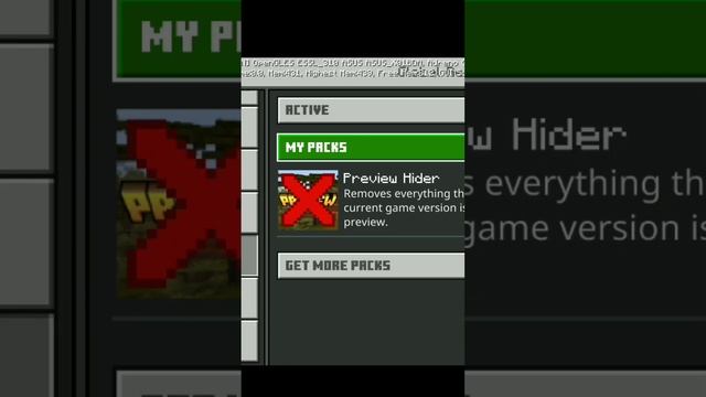 Minecraft beta version removal mod 1.20 ?| #gaming #minecraft