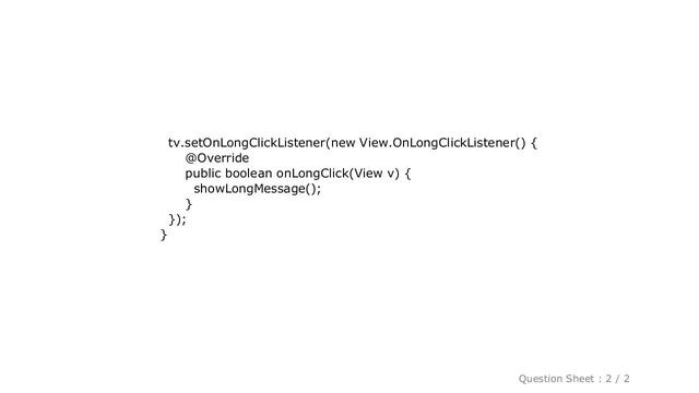 Android : Use both onClickListener and onLongClickListener in listview Android 1.6