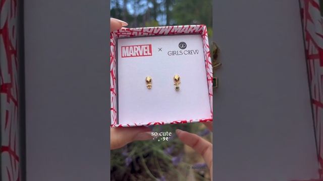These Baby Groot studs ? #guardiansofthegalaxy #groot #babygroot #marvel #unboxing