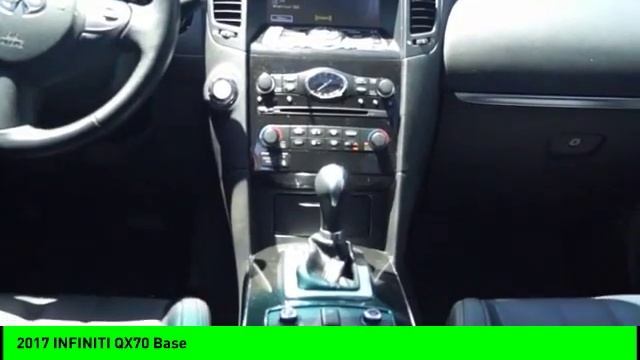 2017 INFINITI QX70 Base Used 10710