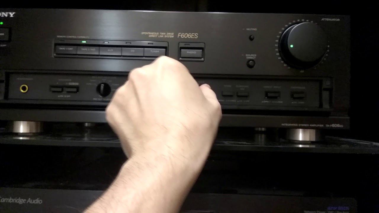 Интегральный усилитель  amplifier SONY TA-F606ES