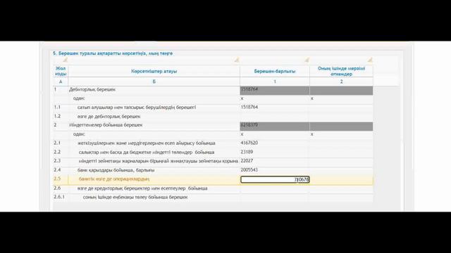 1-ПФ статистикалық нысанын толтыру бойынша бейненұсқаулық