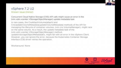 Kubernetes VMware UG: What’s New for K8s Users on VMware Infrastructure - Steven Wong & Myles Gray