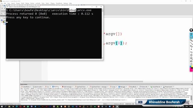 تعلم c | درس #52 - entering arguments by command line