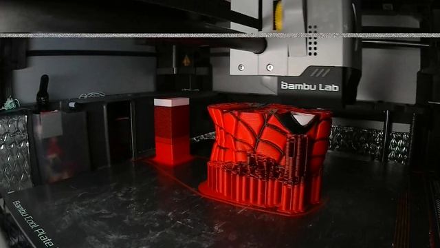 Bambu X1 Carbon - 3D Printed - Time Lapse of Spiderman Head