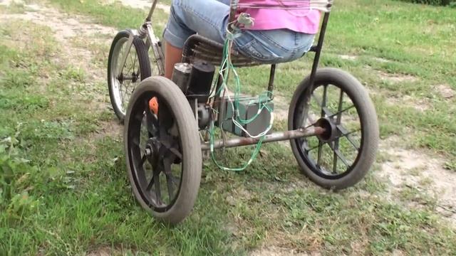 Homemade electric car, самодельный электромобиль.