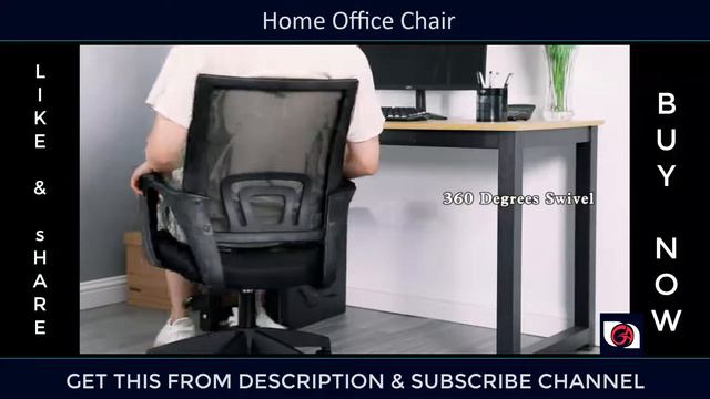 Get Home Office Chair Ergonomic Desk Chair Mesh Computer Chair with Lumbar Support in 2021