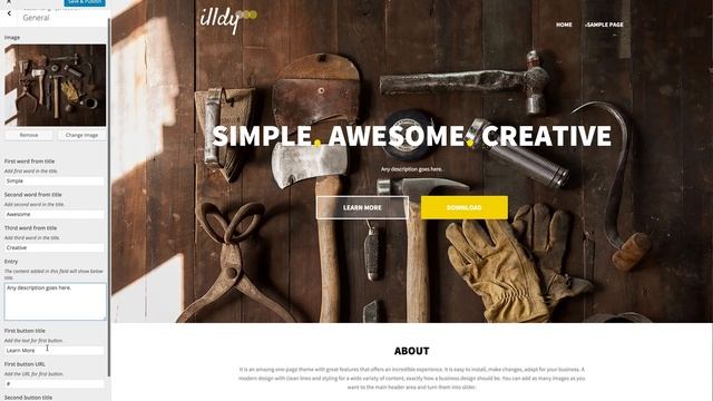 How To Setup Jumbotron / Hero Image For Illdy Theme