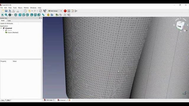 FreeCad From shape to mesh and export mesh