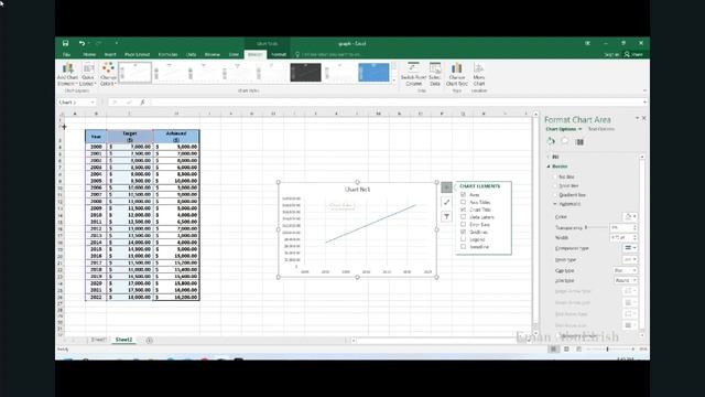 Create an XY Scatter Chart in Excel|الرسم البيانى فى الاكسيل|المخطط البيانى