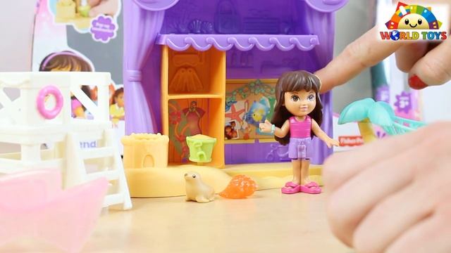 Fisher-Price - Dora and Friends - Cabana Playset  - BHT13 BHT12