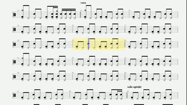 All I Want   I Love Lolitta DRUM TABLATURE