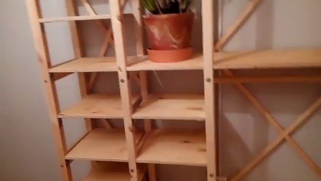 Стеллаж из дерева собственными руками.