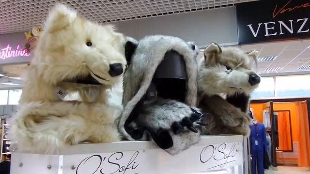 Шапки Волк Медведь 20141117