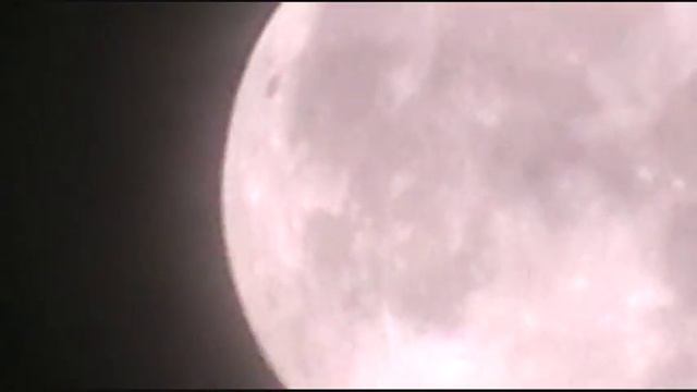 Full Moon. Winter Night. Test Panasonic SDR - S45.