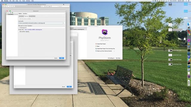 Setup Existing New PHPStorm project UDZ