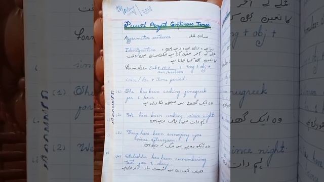 present perfect continuous tense | affarmative sentences | Learn English by Kashi k