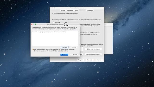 Configuración Java Mac