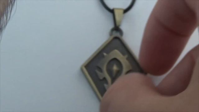 World of Warcraft WoW Alliance Logo Metal Necklace V02